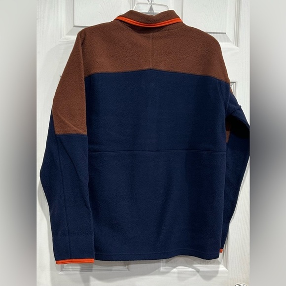 Cotopaxi Men’s Small Abrazo Half-Zip Fleece Jacket Blue Rust Brown NWT - Picture 3 of 7